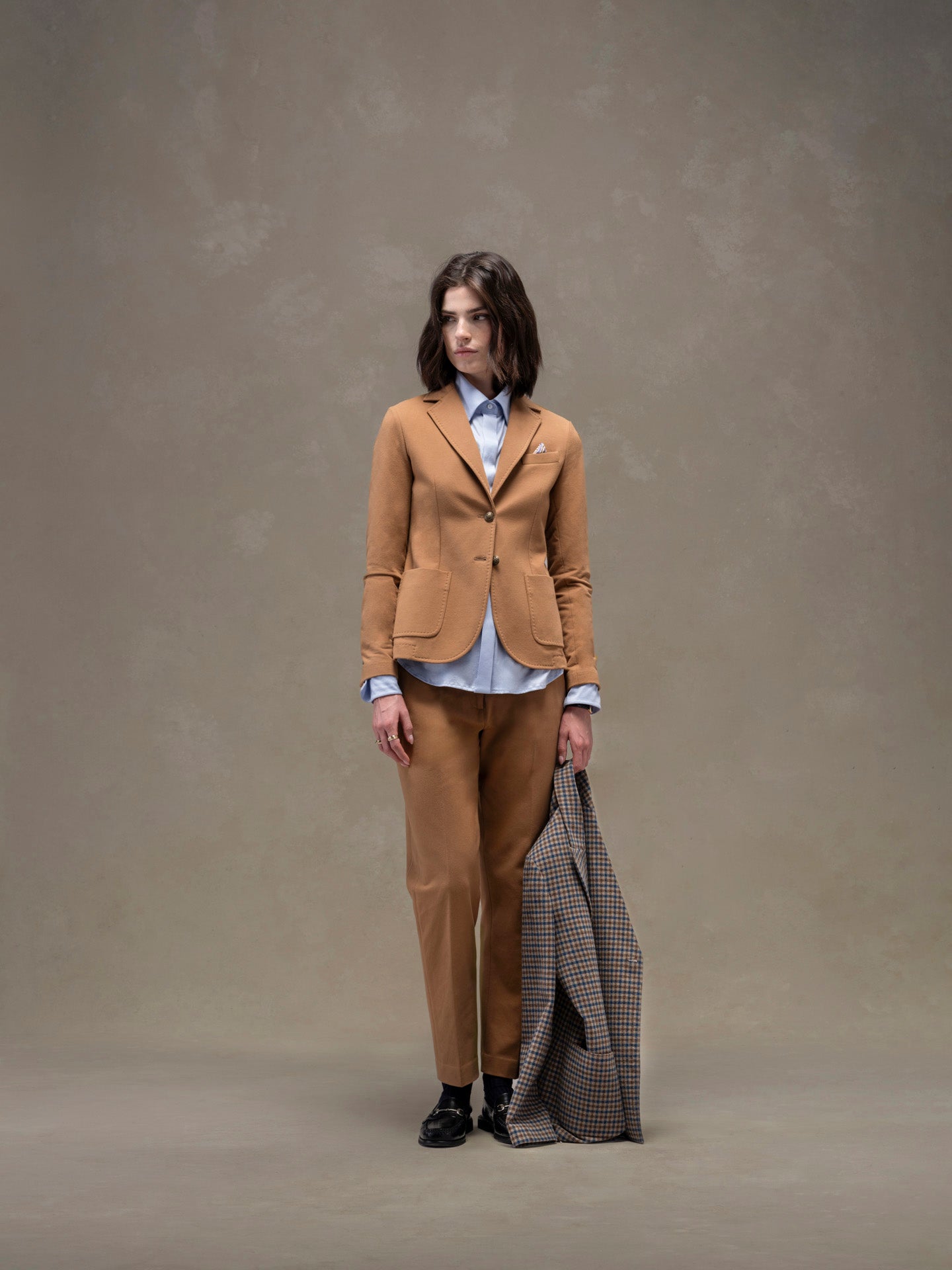 Giacca slim fit cashmere touch