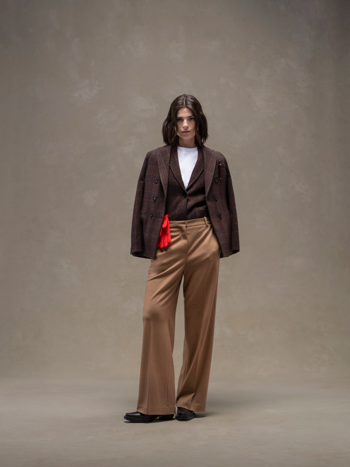 Giacca slim long Prince Of Wales