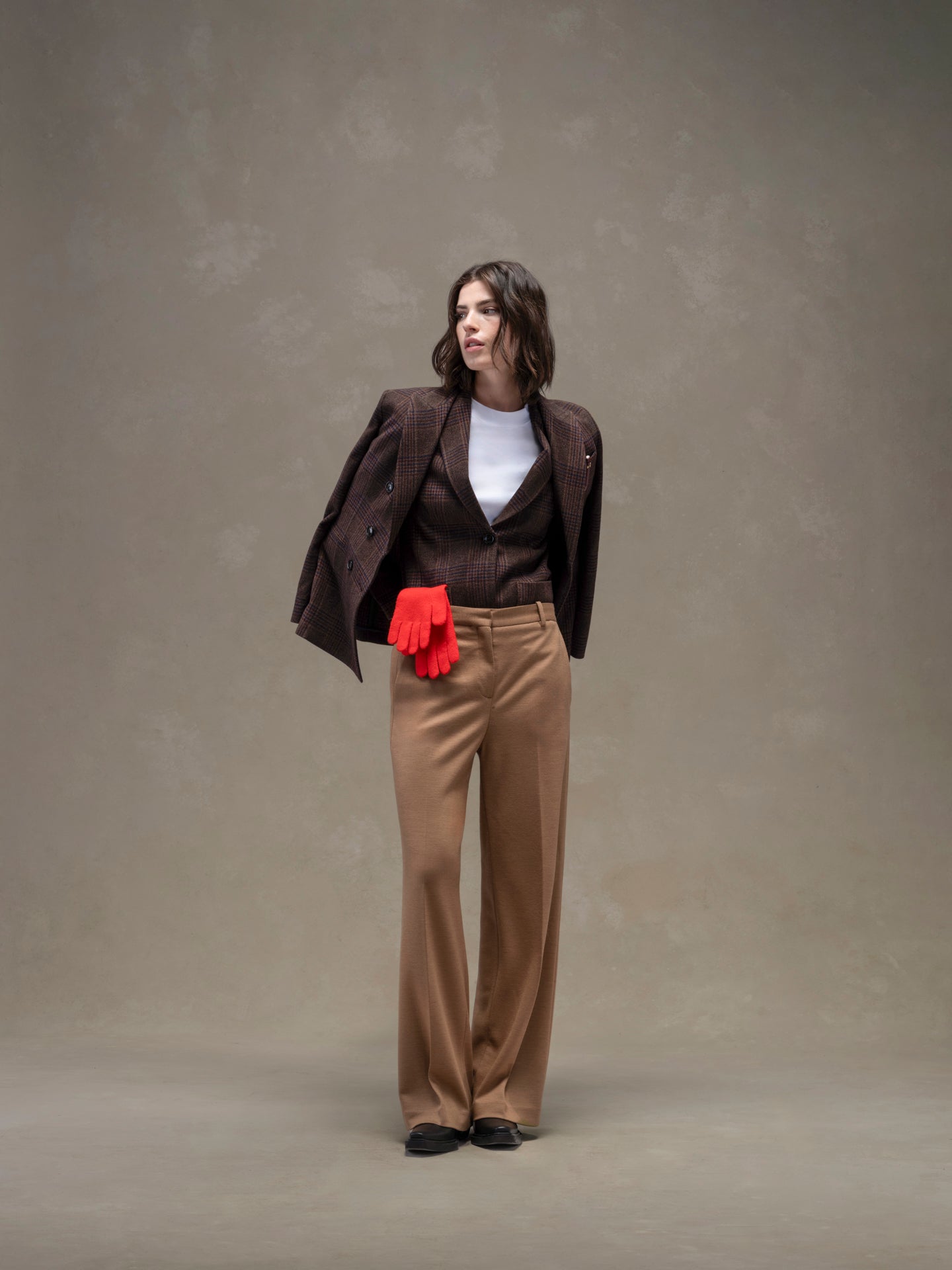 Giacca slim long Prince Of Wales