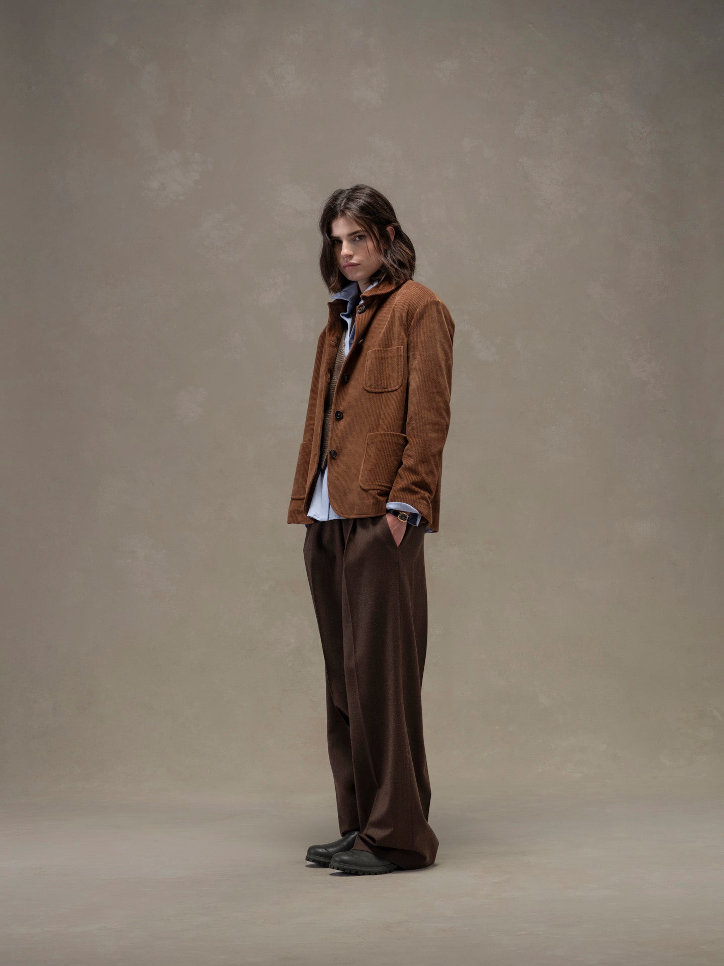 Five buttons jacket