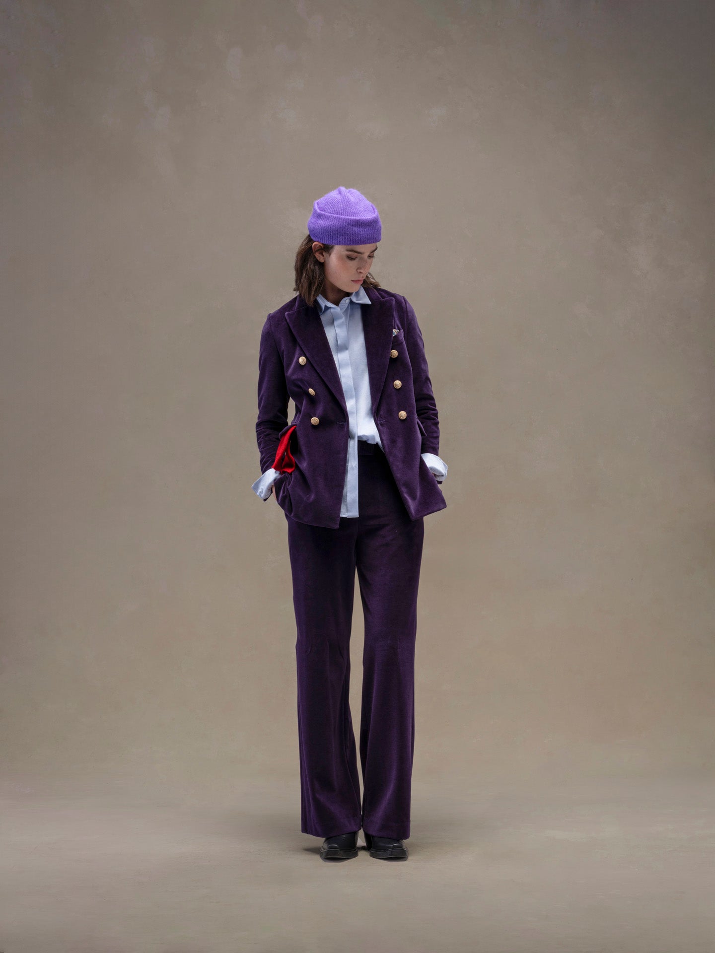 Pantalone masculine velour