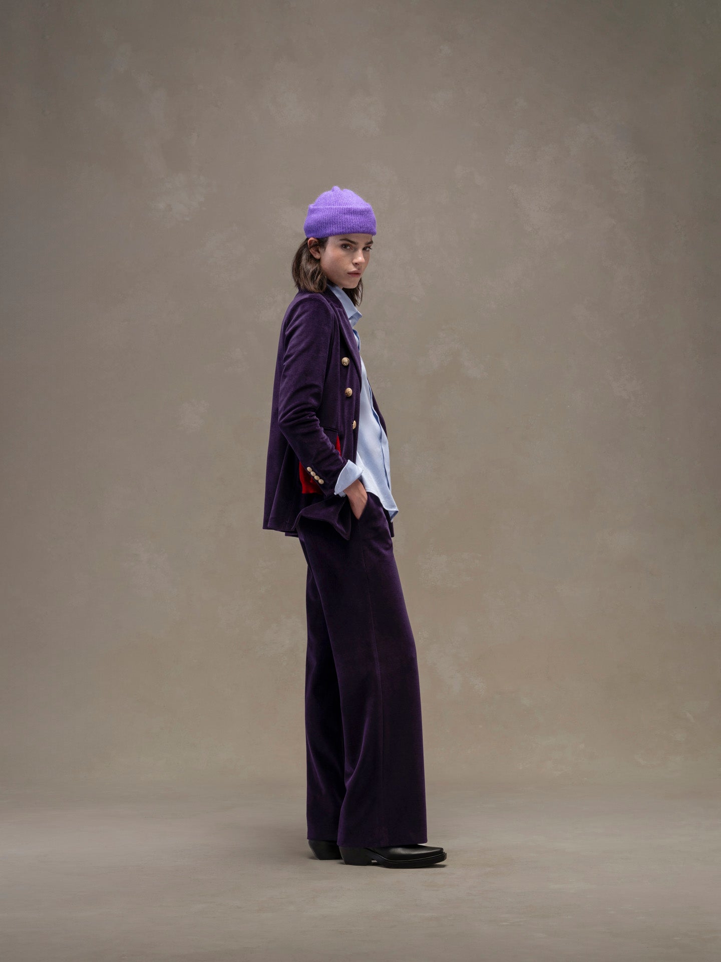 Pantalone masculine velour