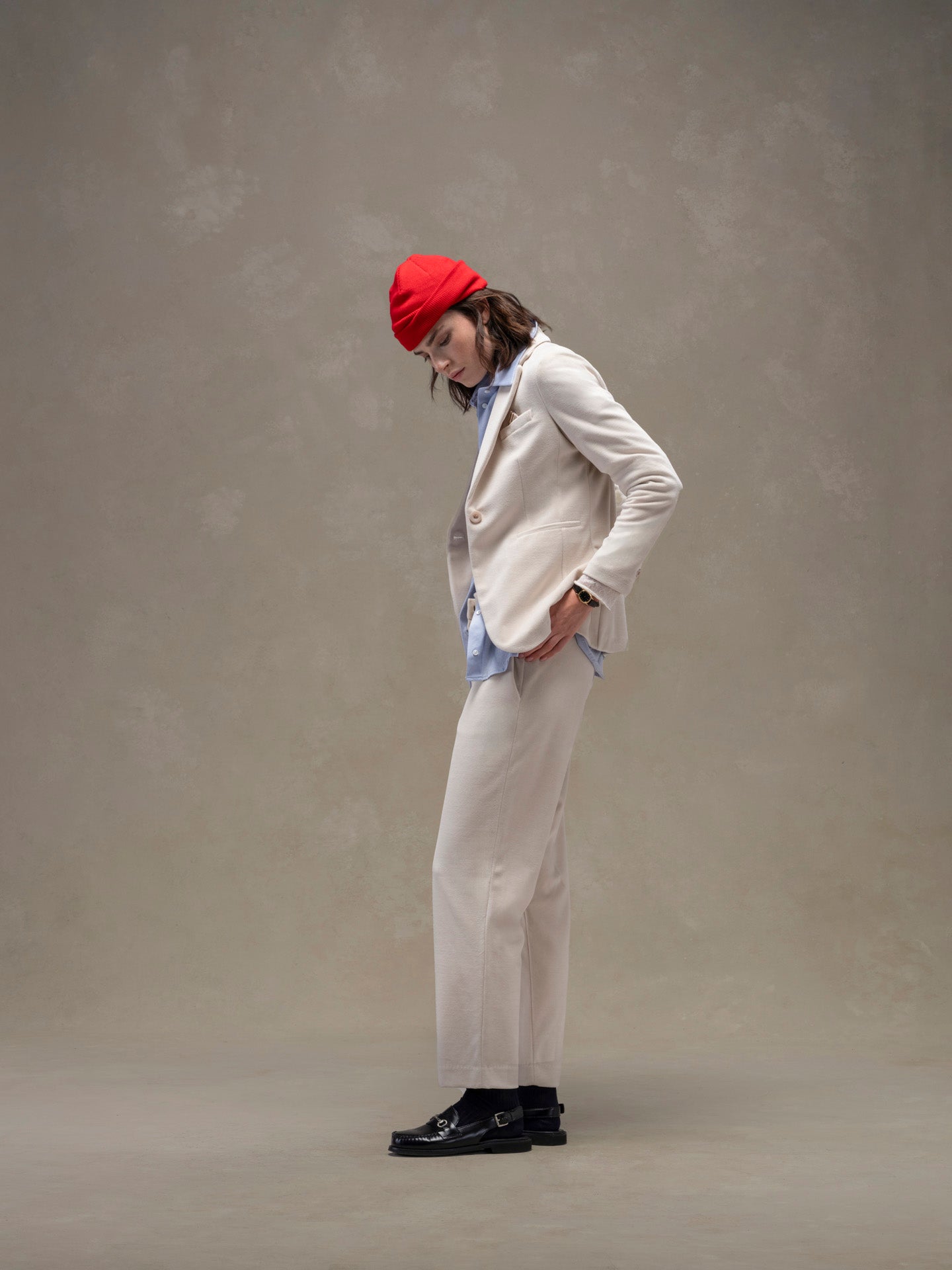 Pantalone carrot velour