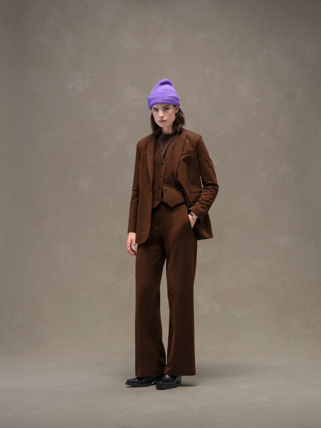 Cashmere touch blazer