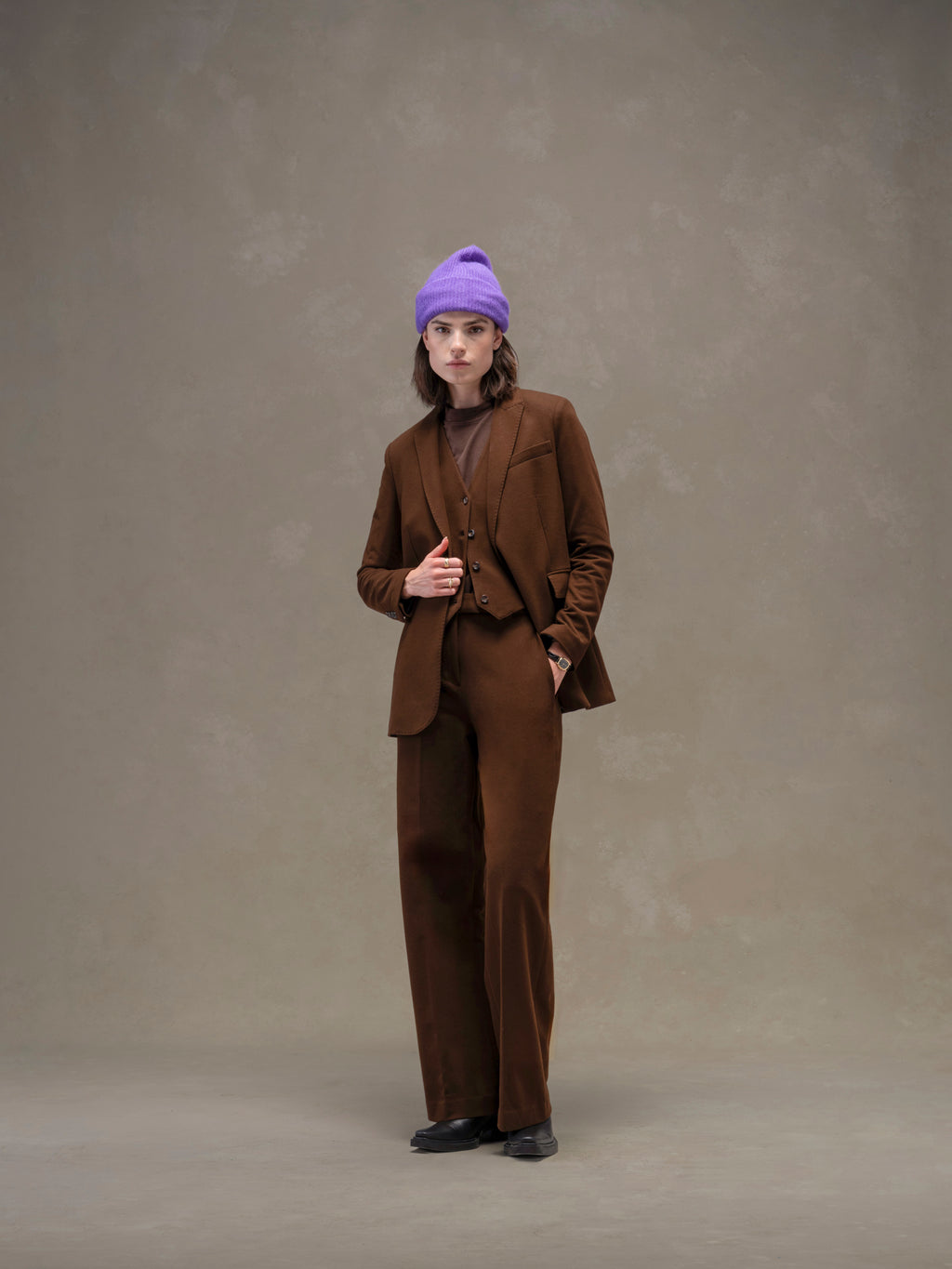Cashmere touch blazer