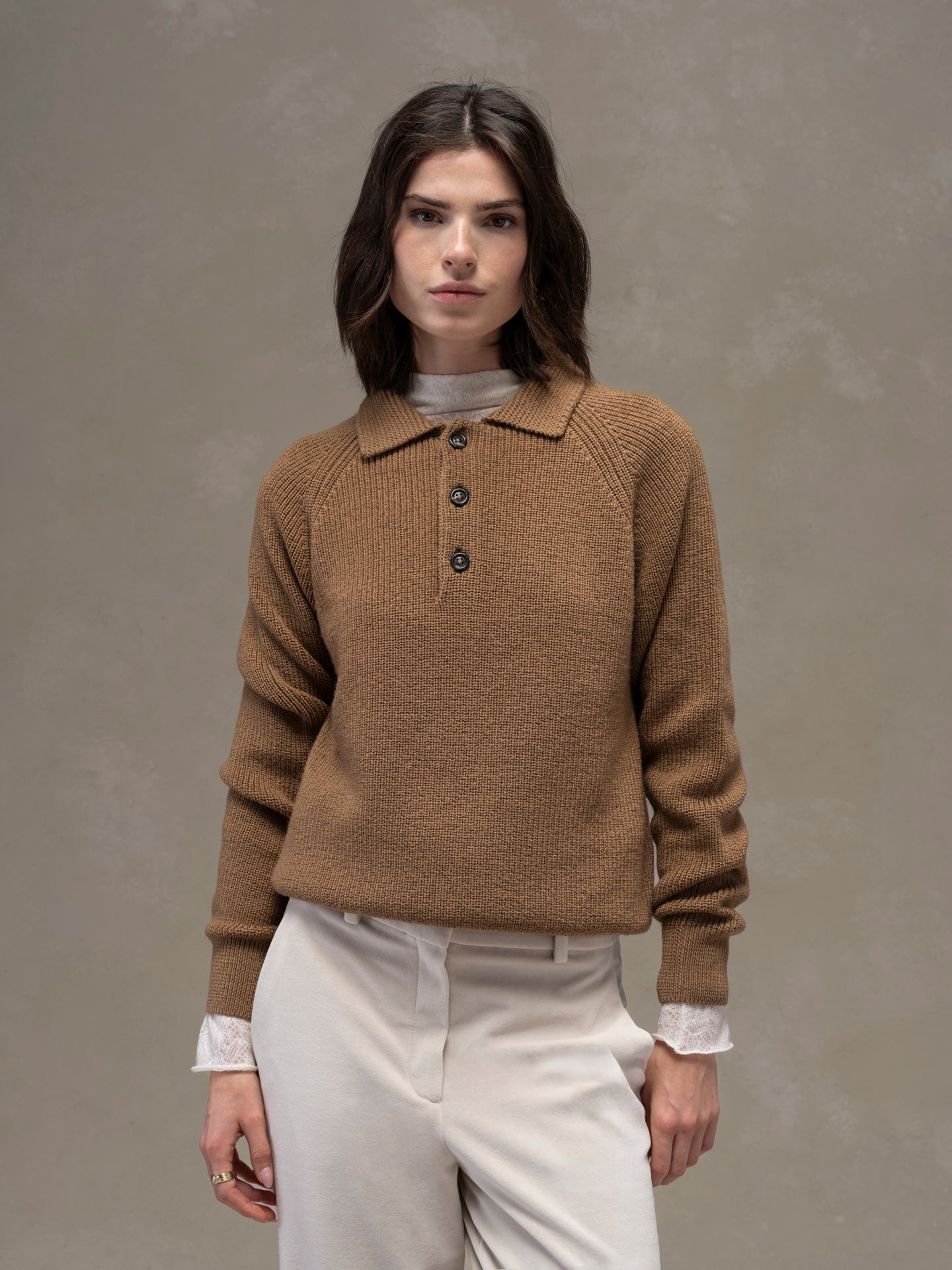 Polo over in maglia
