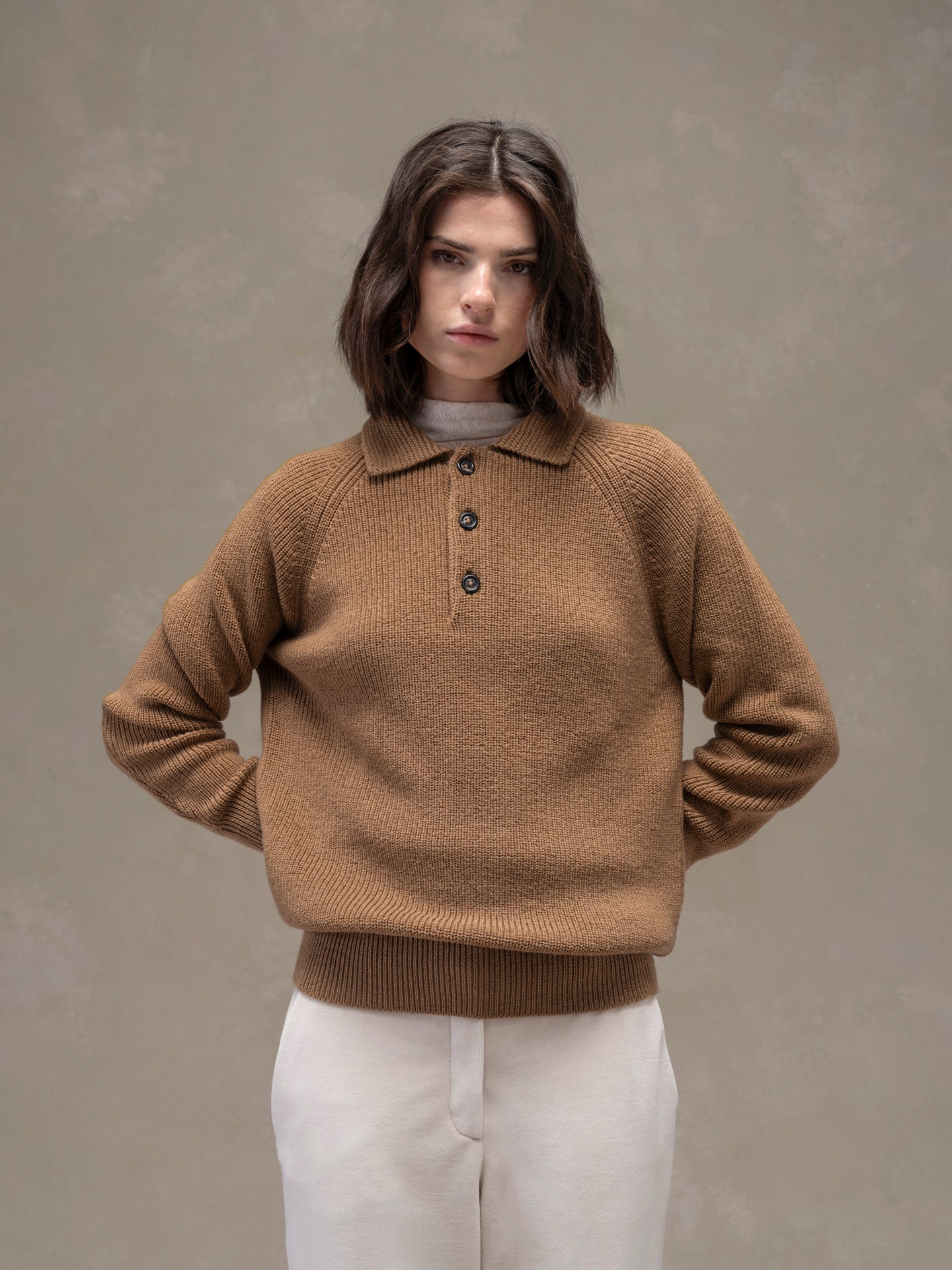 Polo over in maglia