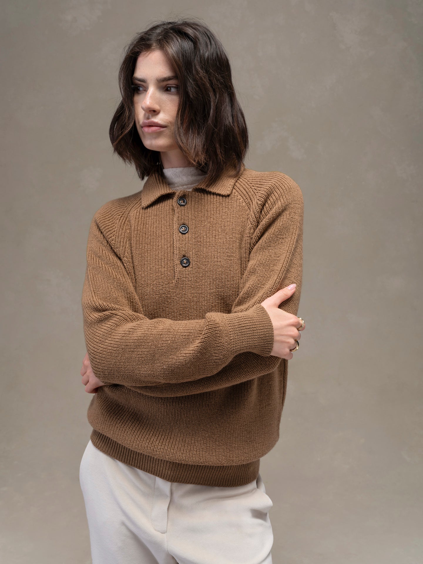 Polo over in maglia