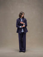 Masculine double-breasted jacket