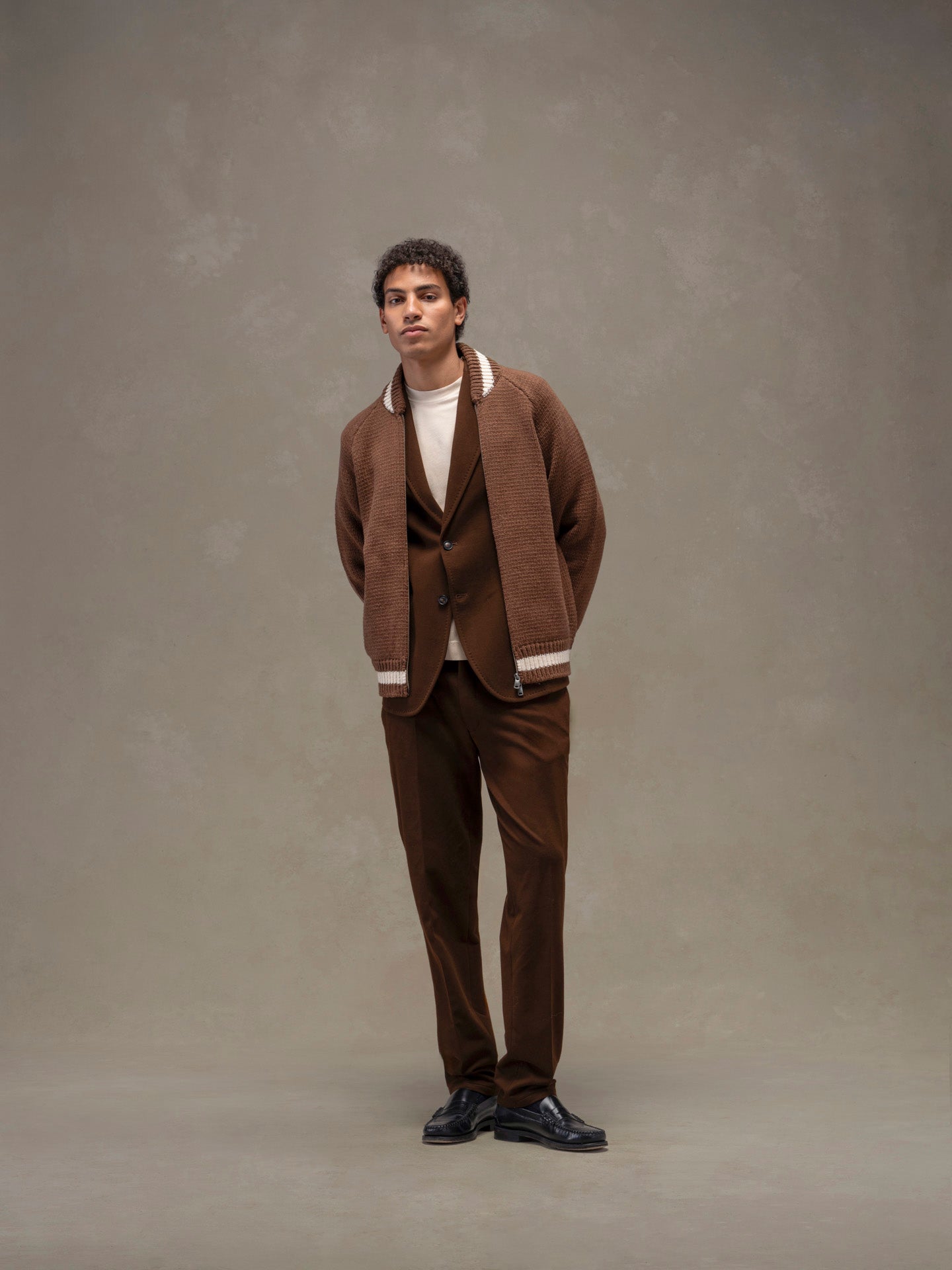 Giacca basica cashmere touch