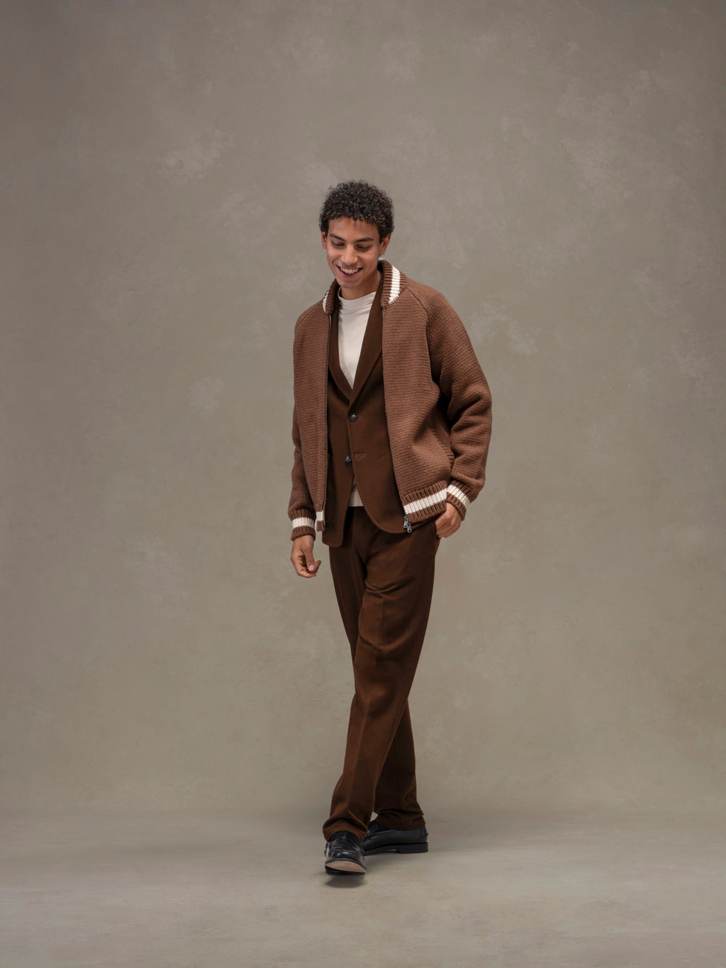 Giacca basica cashmere touch