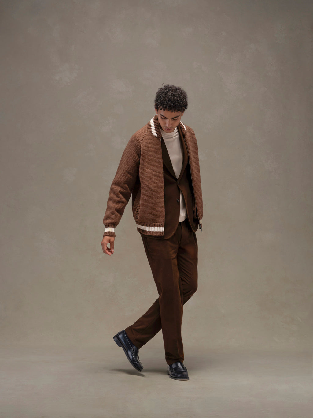 Pantalone chino cashmere touch