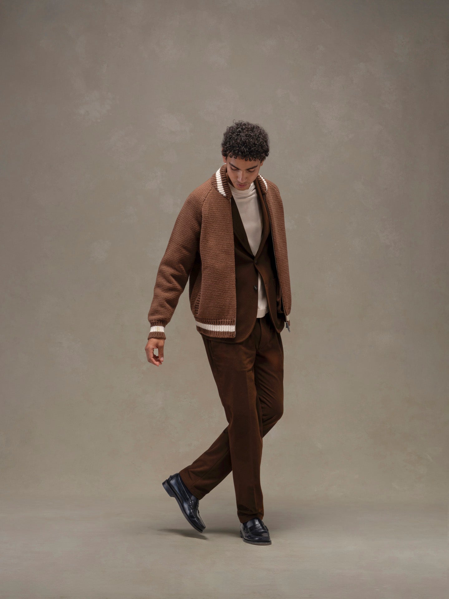 Pantalone chino cashmere touch