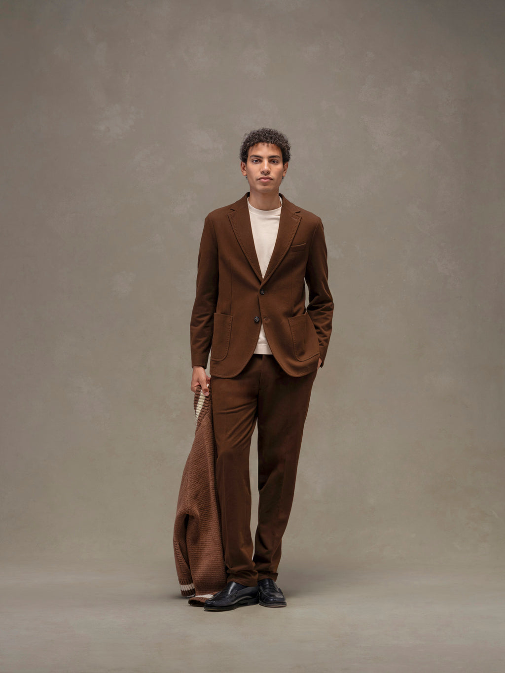Giacca basica cashmere touch