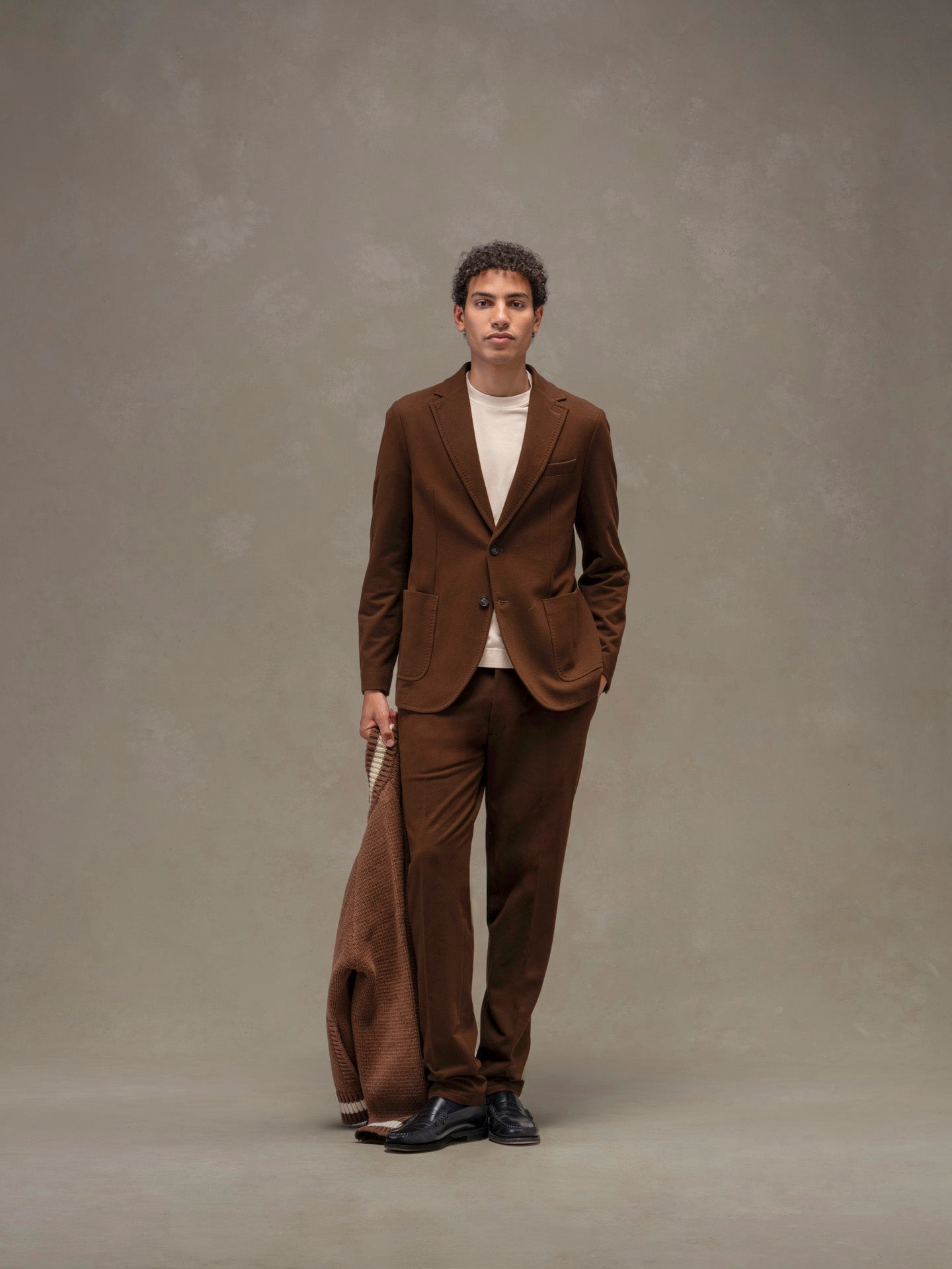 Giacca basica cashmere touch