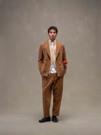 Cashmere touch double-breasted jacket
