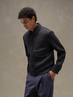 Double pockets blouson