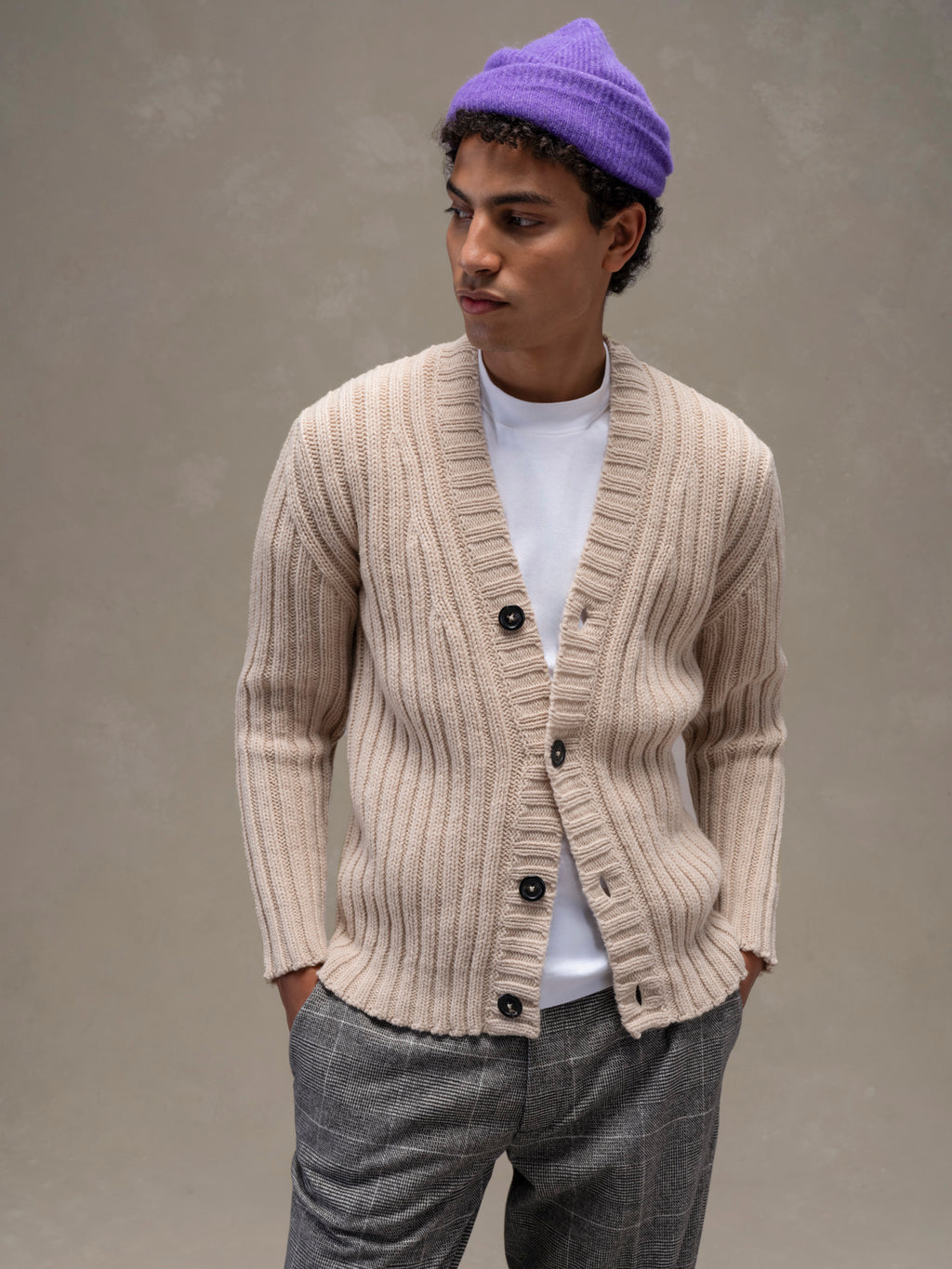 Wool cardigan