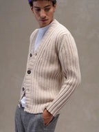 Wool cardigan