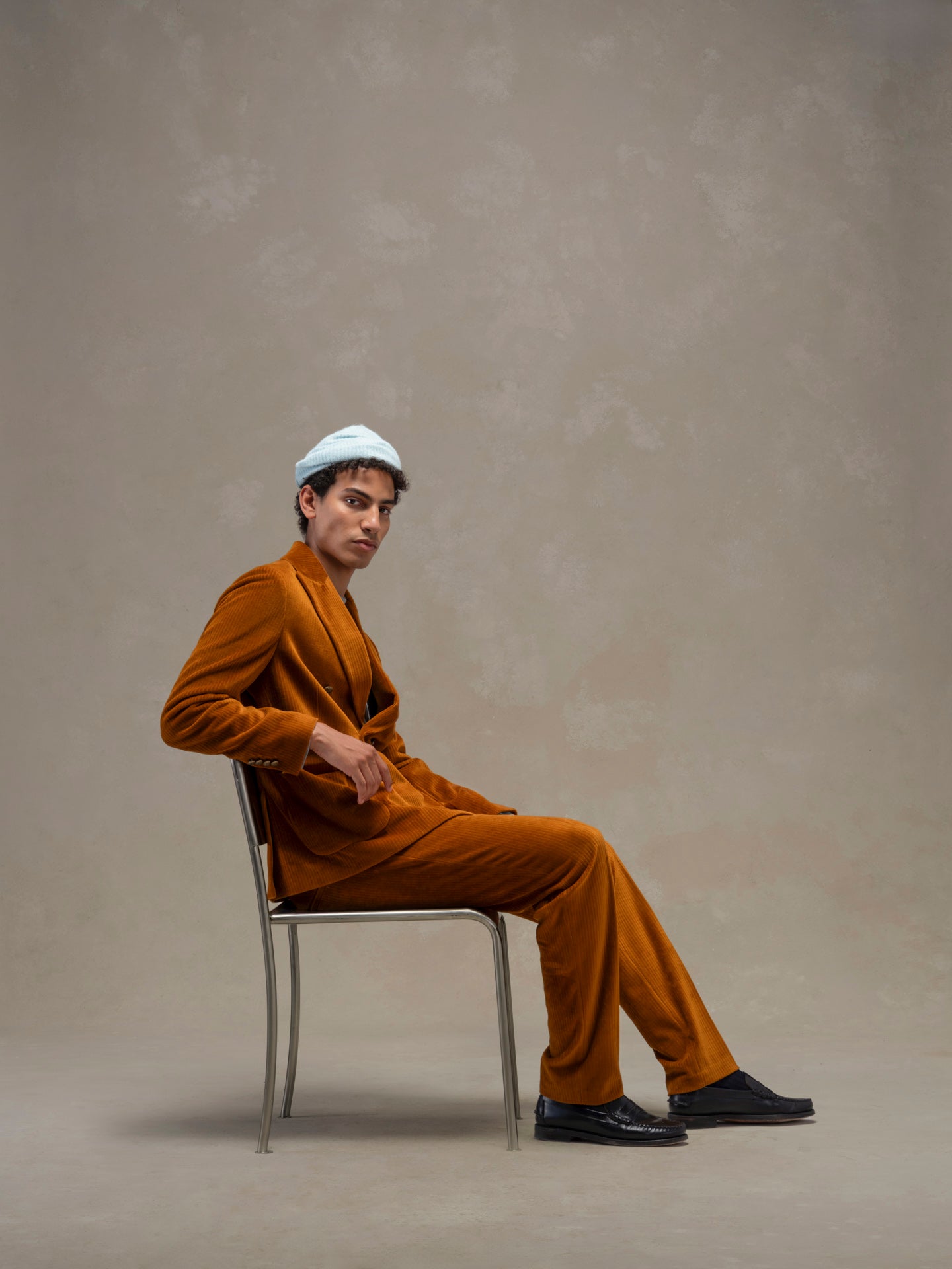Giacca doppiopetto corduroy