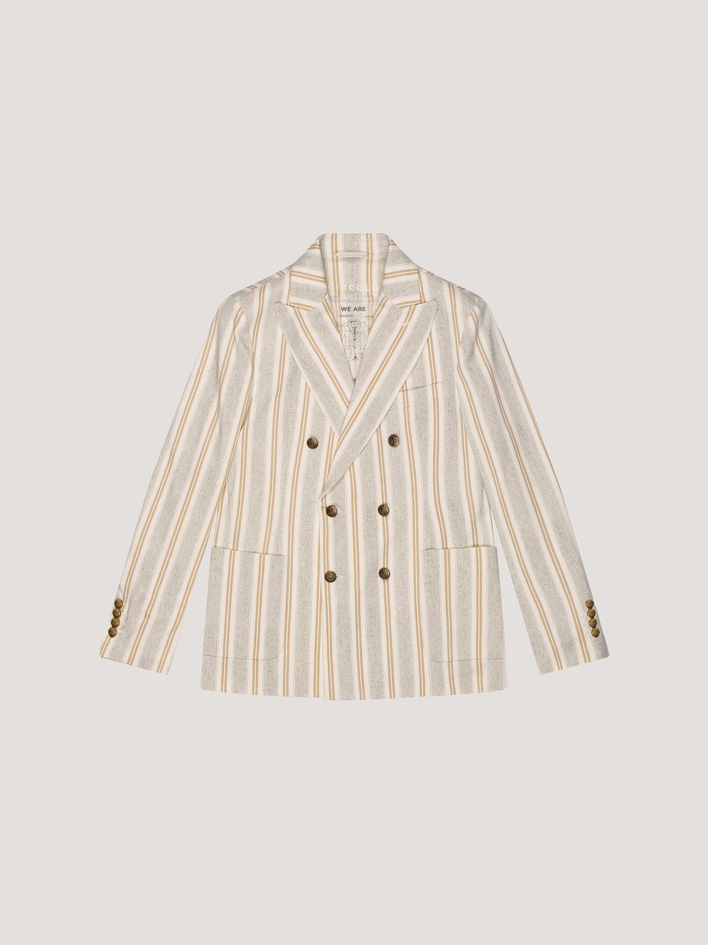 Doppiopetto fancy striped