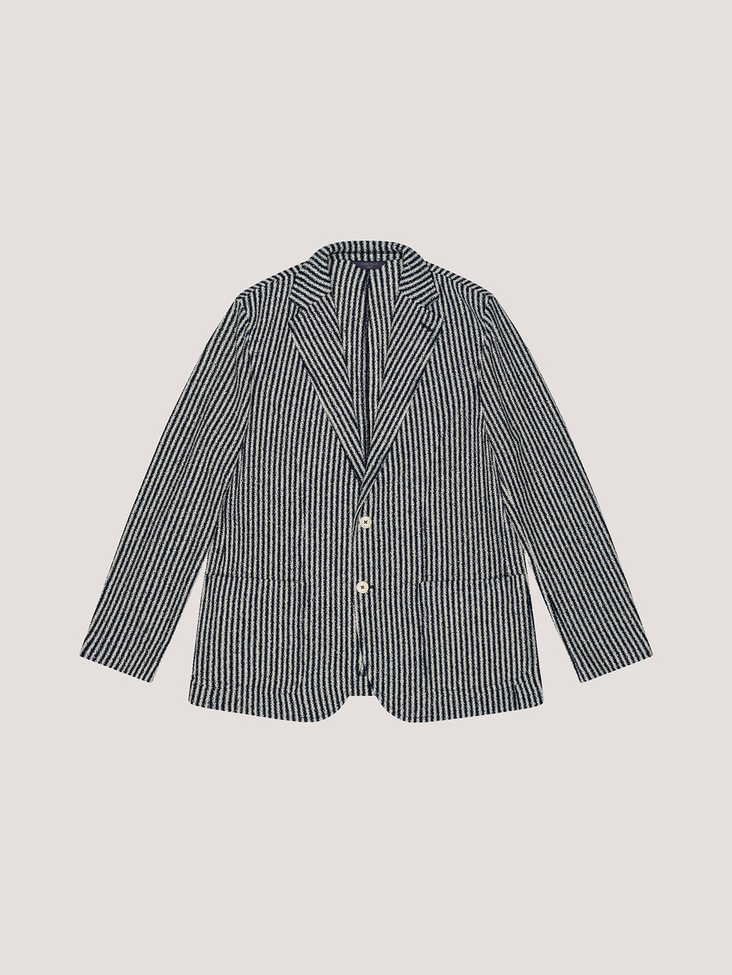Giacca Striped Bouclé