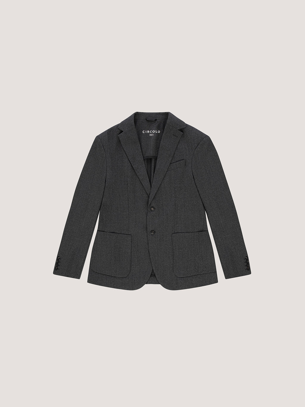 Flannel bistretch jacket