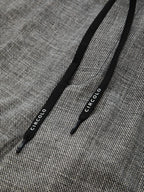 Fabric weft coulisse trousers