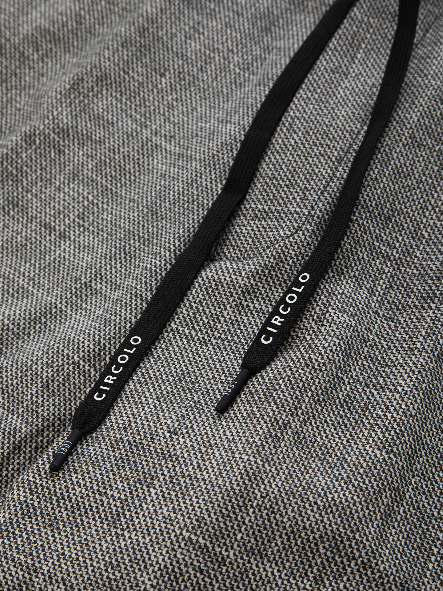 Pantalone coulisse fabric weft