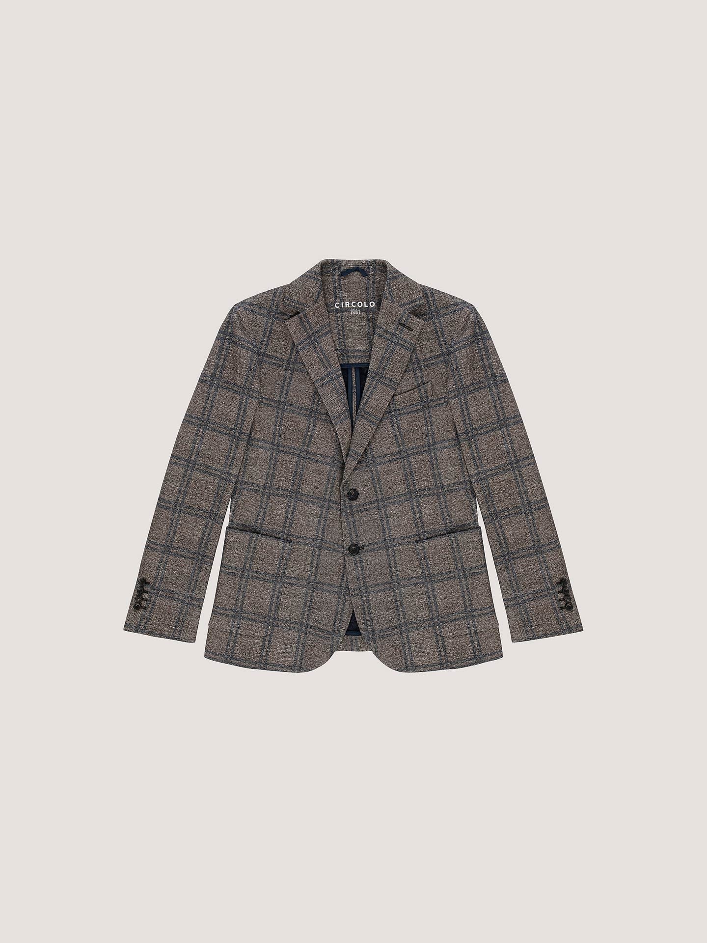 Giacca windowpane