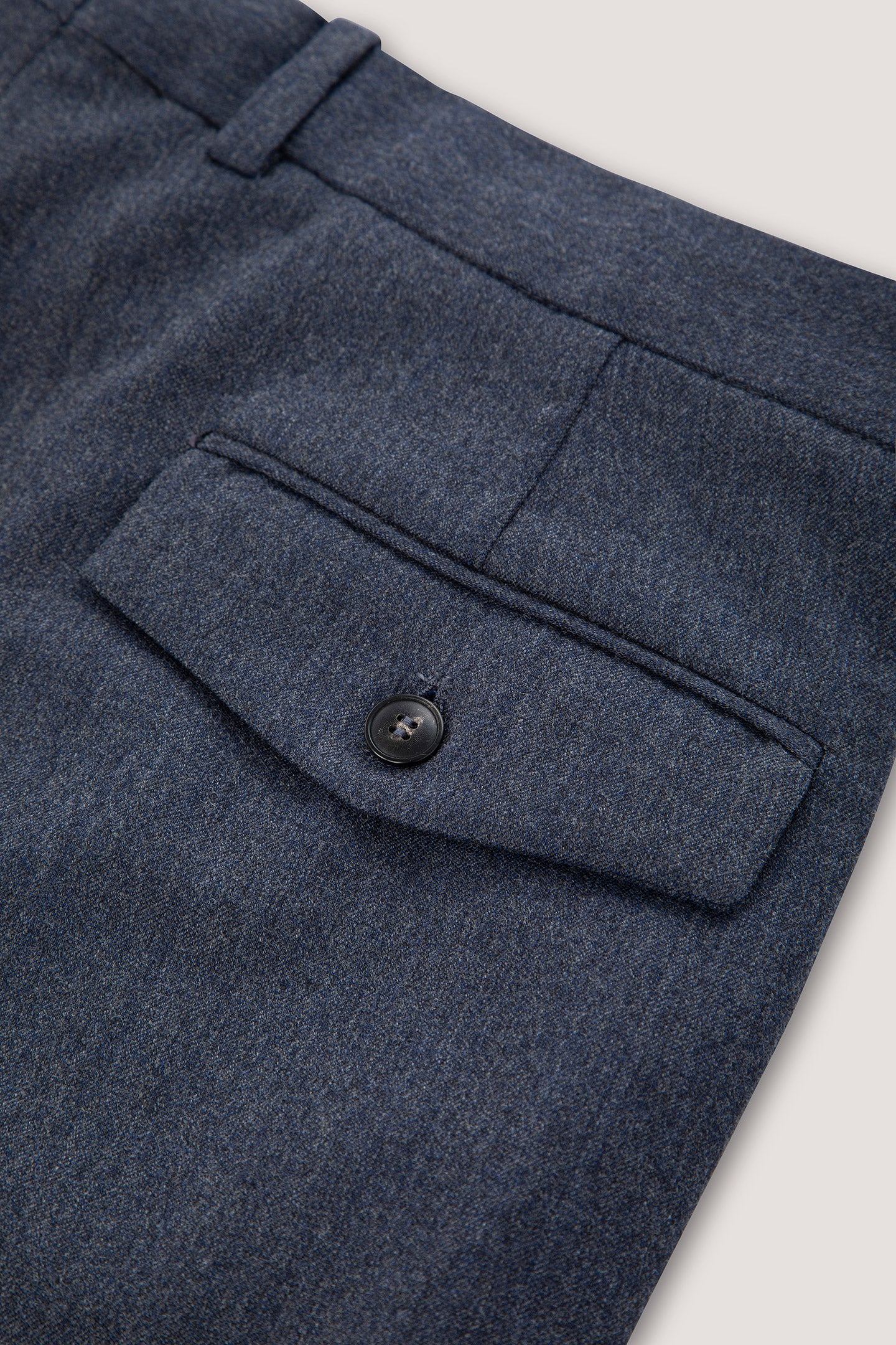 Flannel bistretch regular trousers