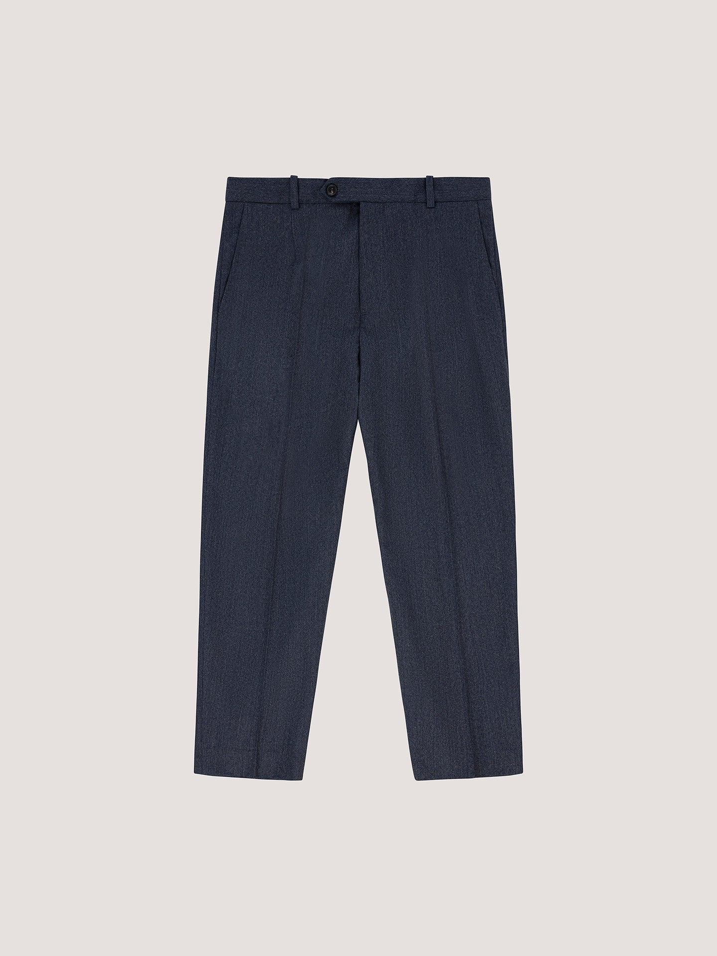 Flannel bistretch regular trousers