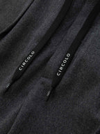 Flannel bistretch coulisse trousers