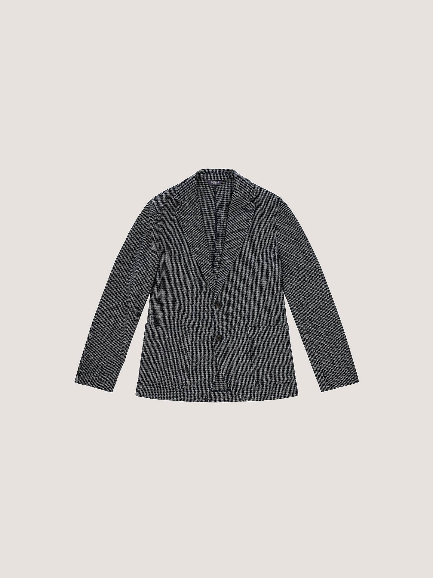 Simple jacket pied de poule