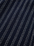 Striped simple jacket double breasted
