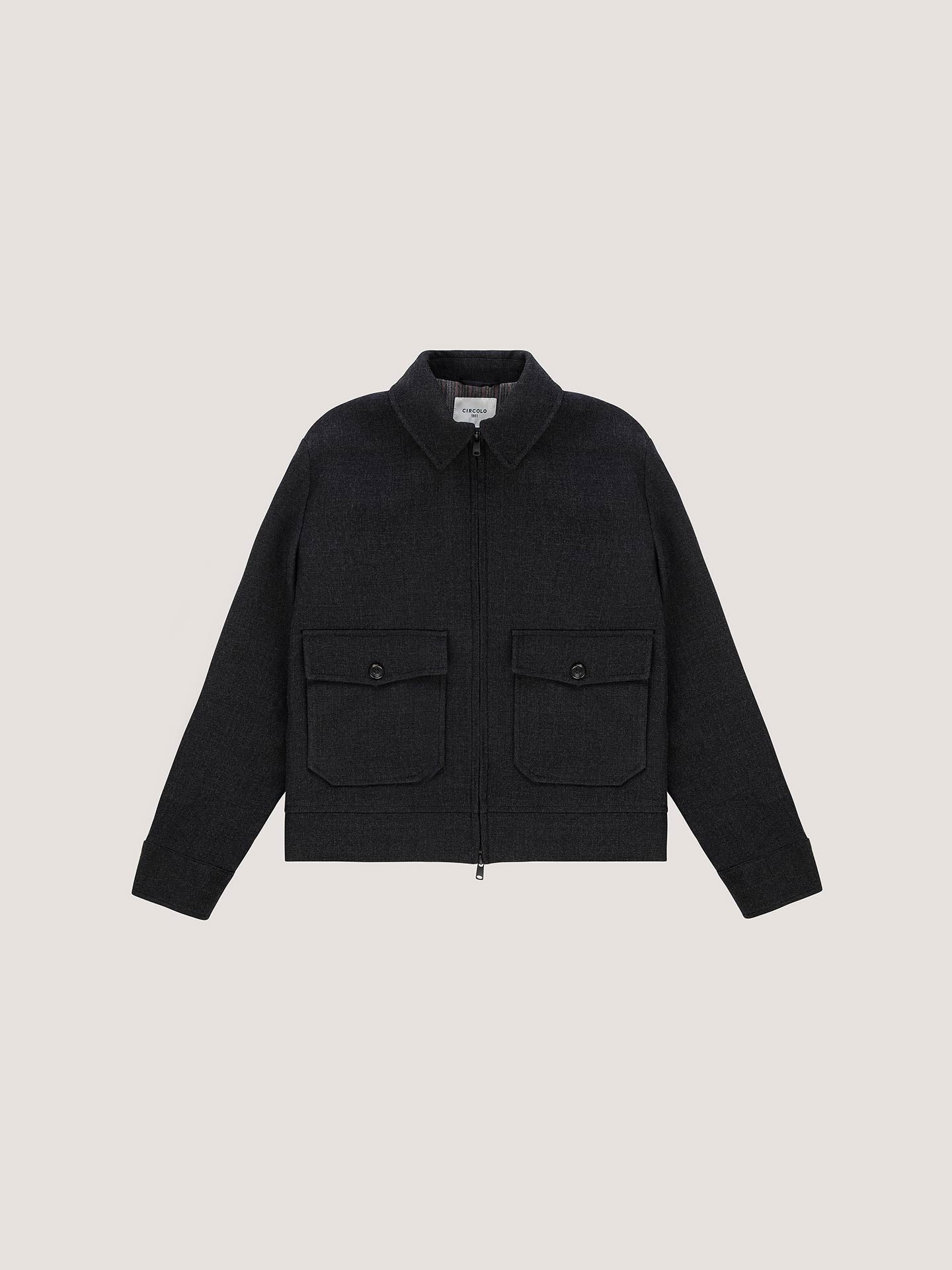 Double pockets blouson
