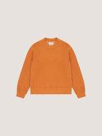 Ribbed crewneck sweatshirt