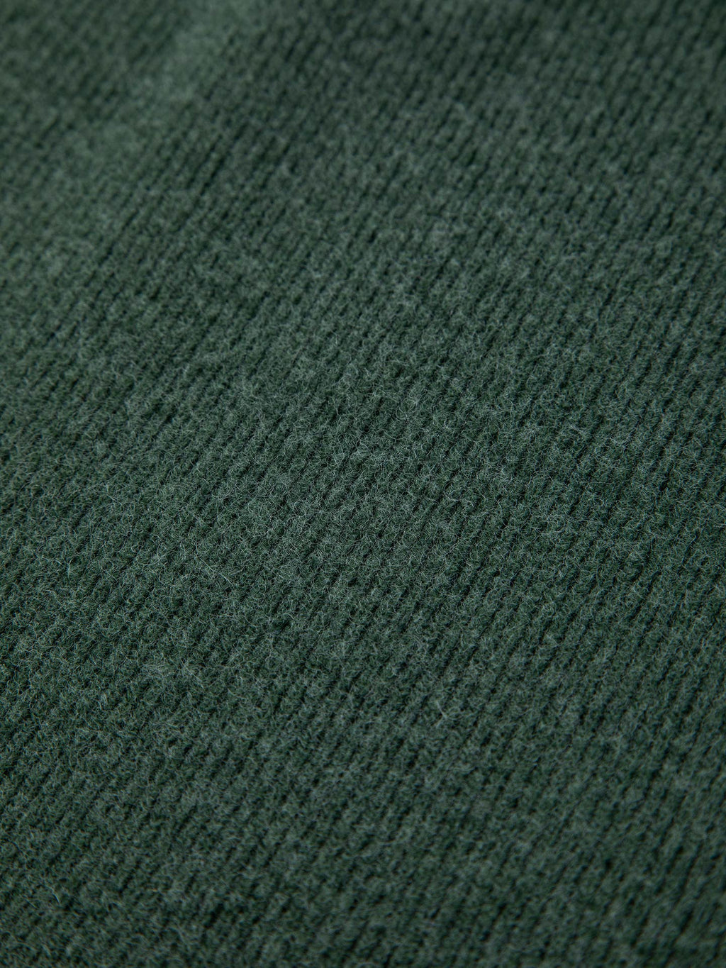Ribbed turtleneck sweatshirt