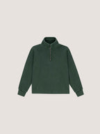 Ribbed turtleneck sweatshirt
