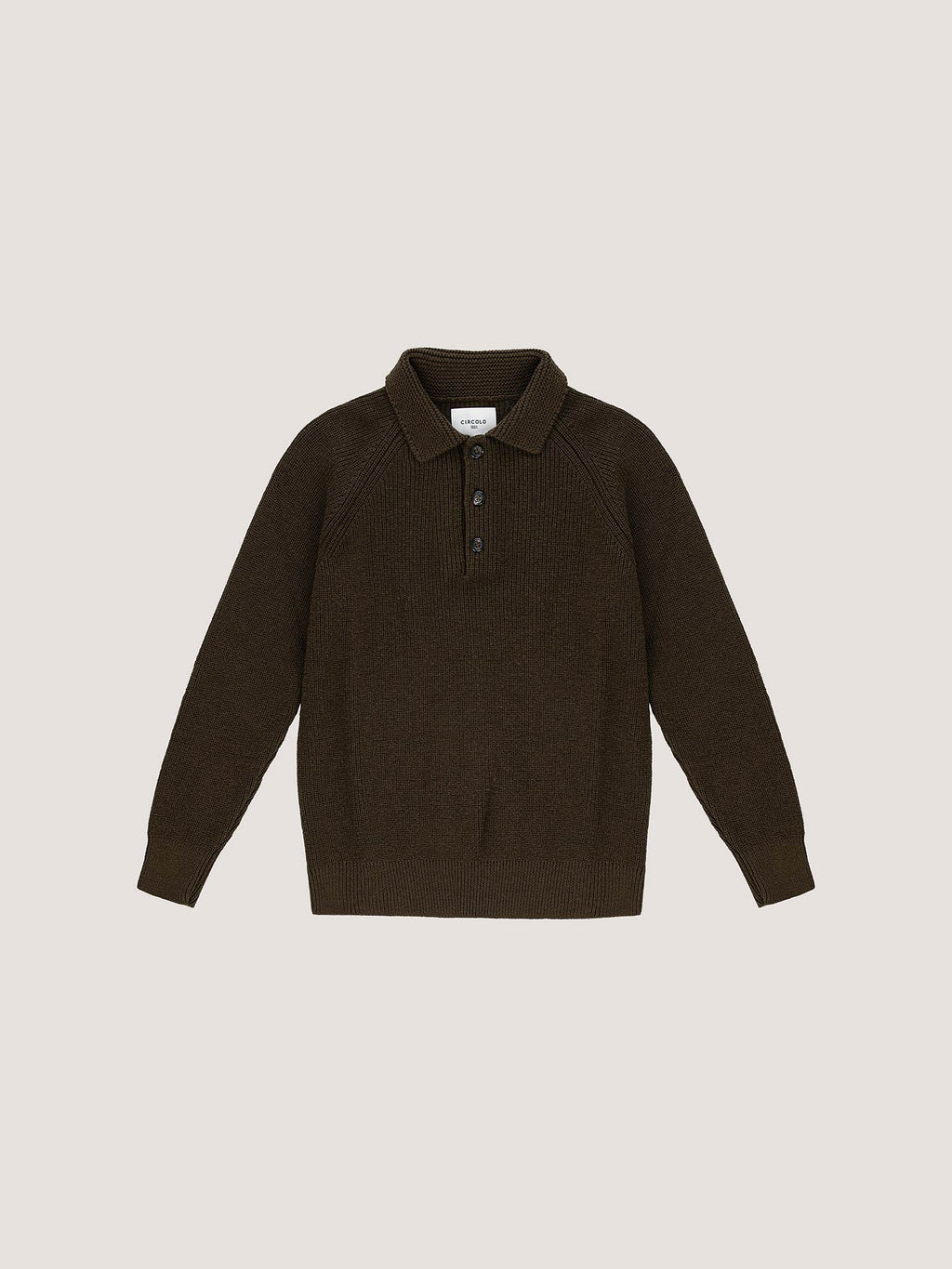Knitted over polo shirt