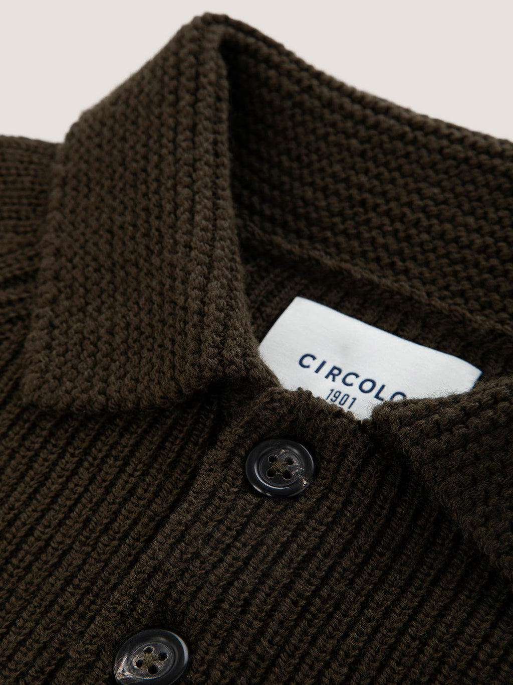 Knitted over polo shirt