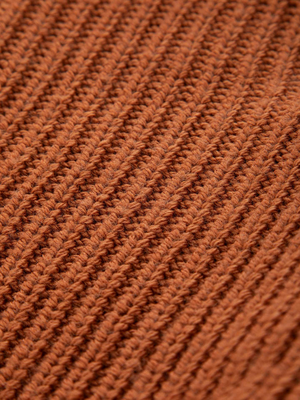 Knitted full zip hoodie