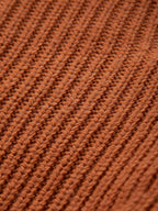 Knitted full zip hoodie