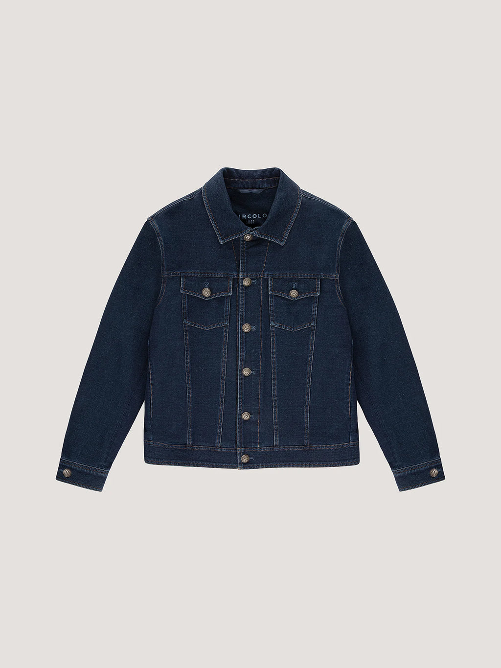 Giacca trucker indigo