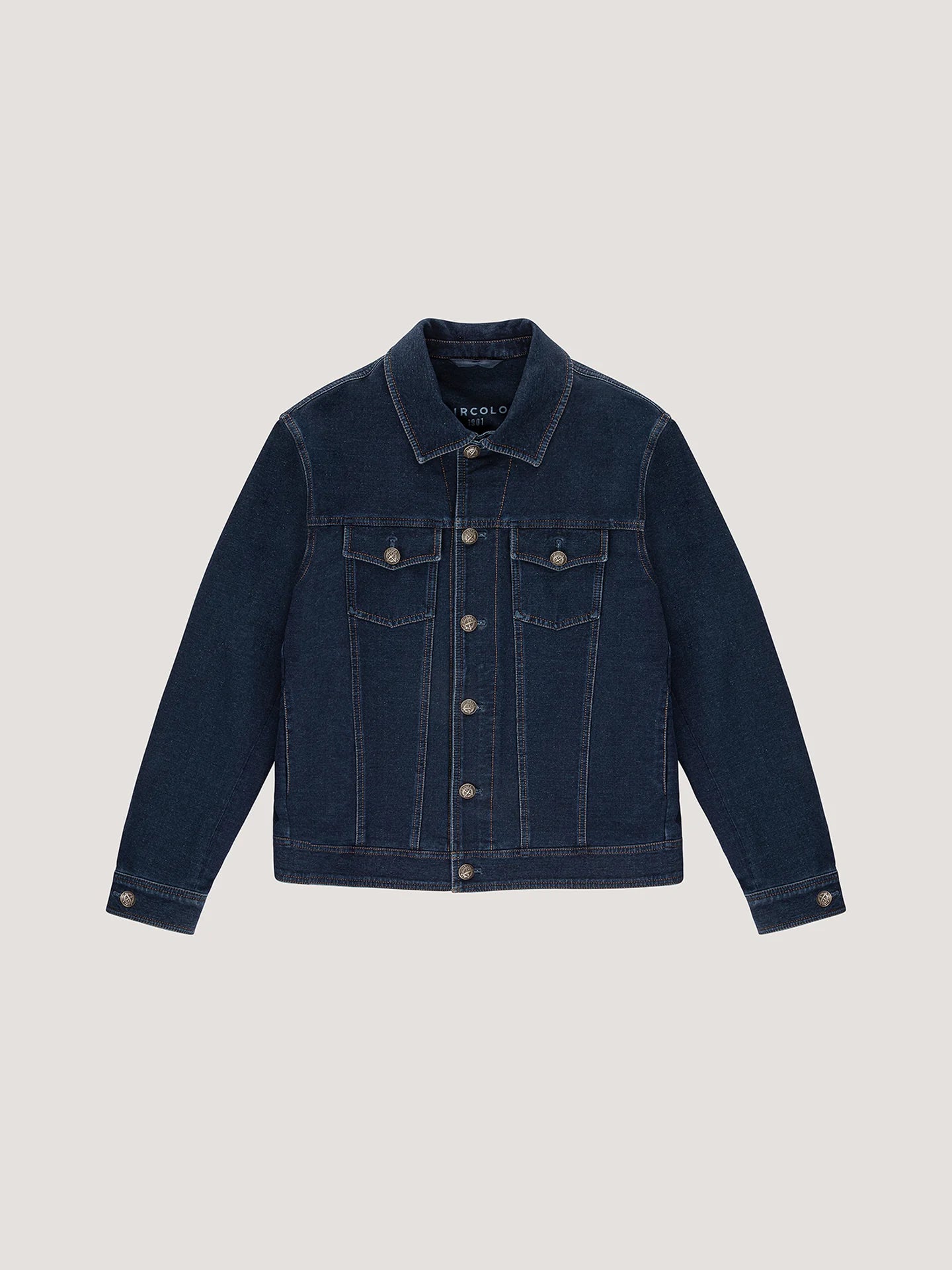Giacca trucker indigo