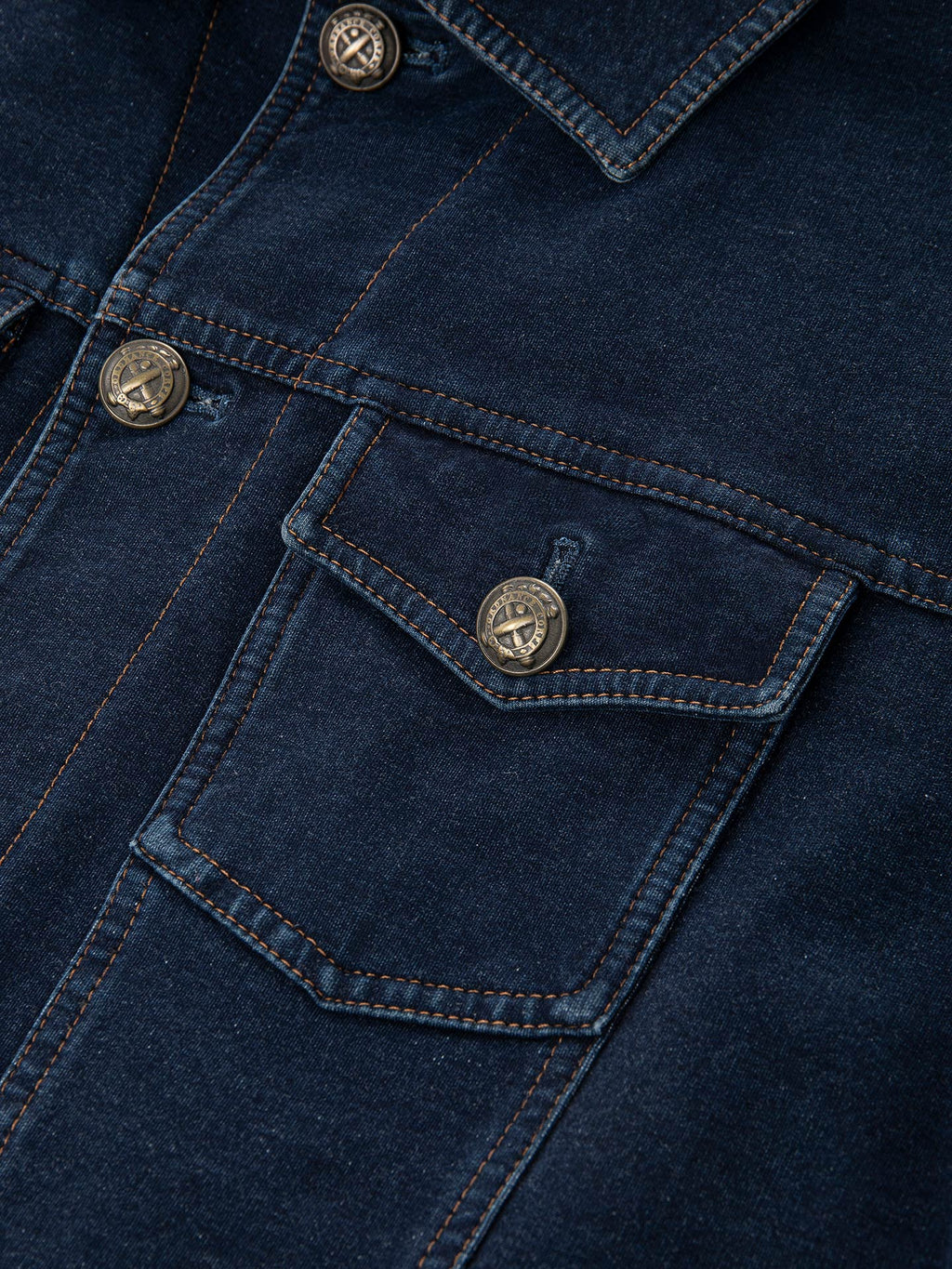 Giacca trucker indigo