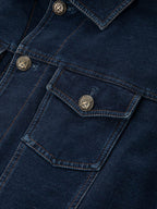 Giacca trucker indigo