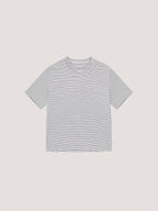 T-shirt striped in jersey