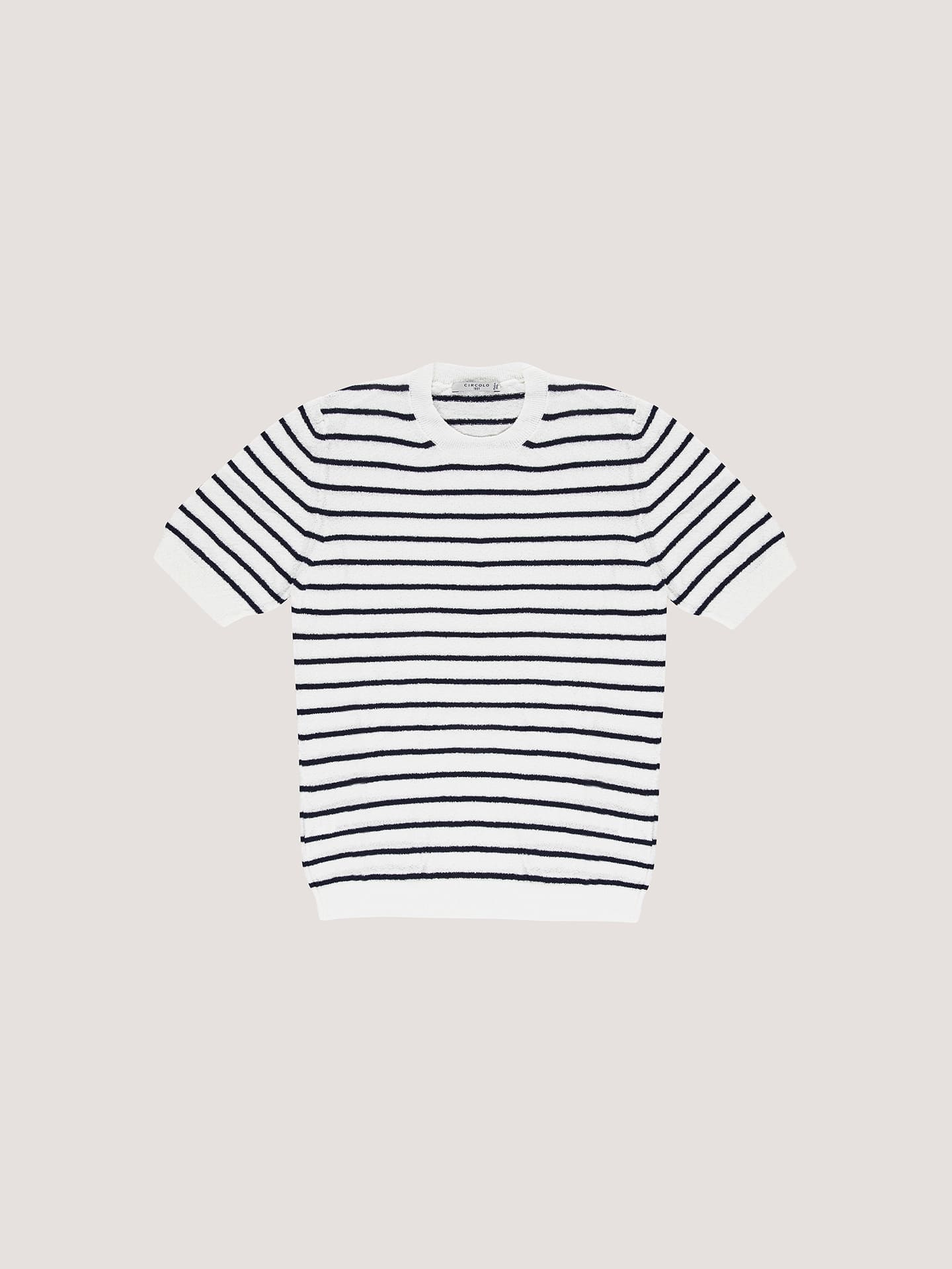 Striped Knitted T-Shirt