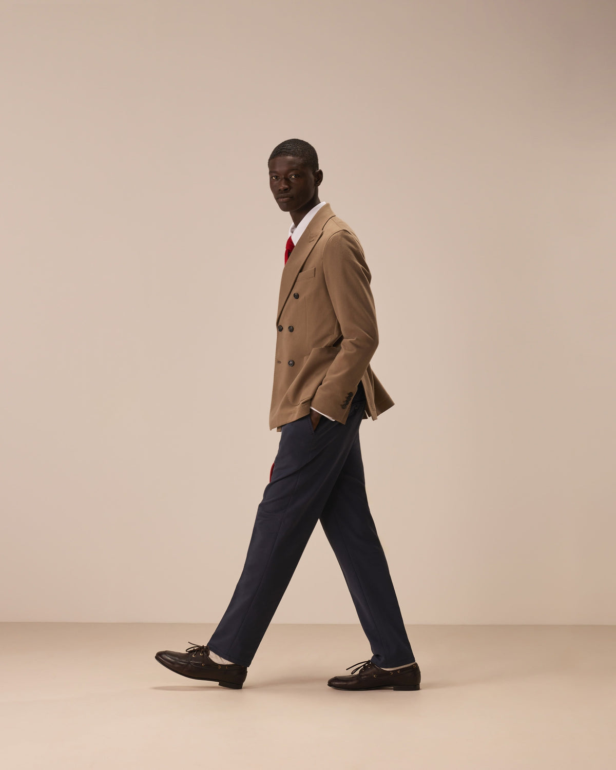 Pantalone chino light fleece